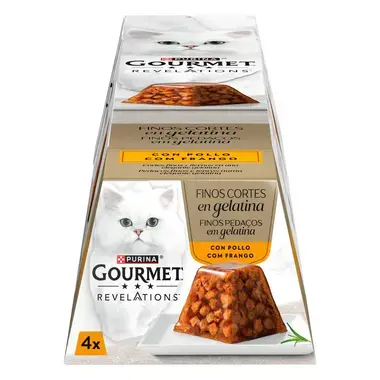 GOURMET Revelations Finos Pedaços em Gelatina Frango