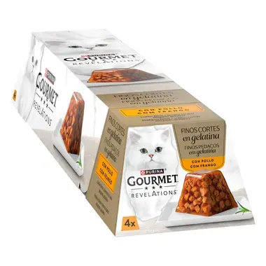 GOURMET Revelations Finos Pedaços em Gelatina Frango