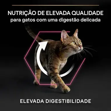 PRO PLAN Gato Adulto 1+ DIGESTÃO DELICADA Rico em Borrego