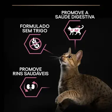 PRO PLAN Gato Adulto 1+ DIGESTÃO DELICADA Rico em Borrego