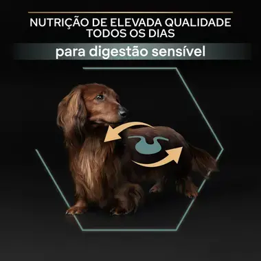 PRO PLAN Cão Adulto de Porte Pequeno & Mini Digestão Sensível Rico em Borrego