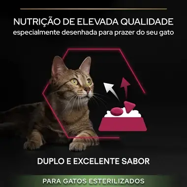 PRO PLAN Sterilised Adult 1+ SAVOURY DUO Rico em Bacalhau com Truta