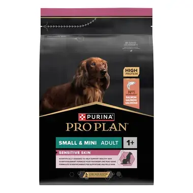 PRO PLAN Cão Adulto Porte Pequeno & Mini Pele Sensível Rico em Salmão
