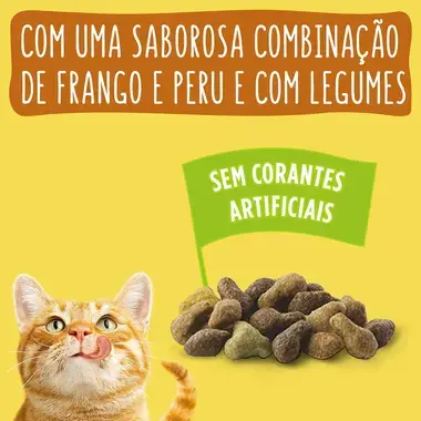 3010470150119 FRISKIES Frango e Peru - Gato Seco