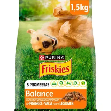 3010470154469, 3010470154483, 7613287238504, 7613287237088, 7613287237101 FRISKIES BALANCE Frango - Seco Cão