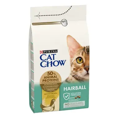 PURINA CAT CHOW Hairball Control Rico em Frango