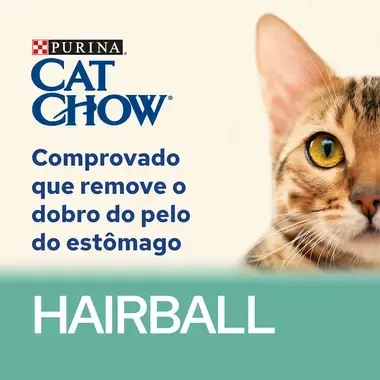 PURINA CAT CHOW Hairball Control Rico em Frango