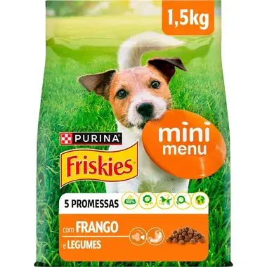 7613033796401 FRISKIES MINI MENU Frango - Seco Cão