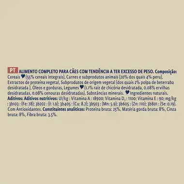 PURINA DOG CHOW Light com Peru