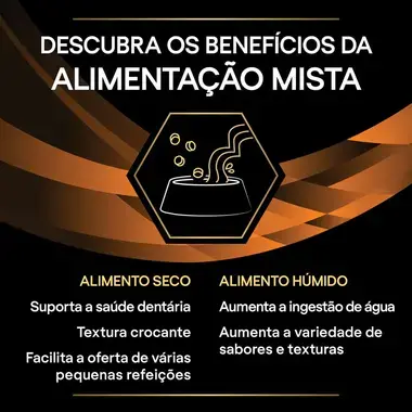8445290093462 PRO PLAN VETERINARY DIETS Feline OM St/Ox Obesity Management Saquetas com Frango