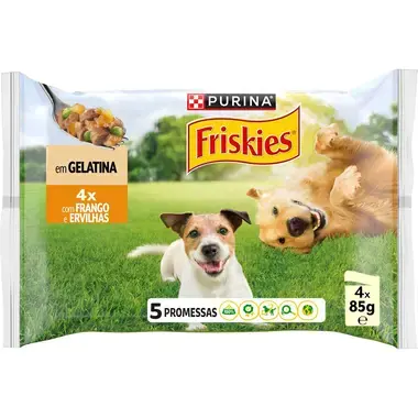 7613036257695 FRISKIES em Gelatina Frango - Húmido Cão