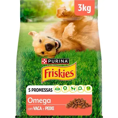 7613034010605 FRISKIES OMEGA Vaca e Peixe - Seco Cão