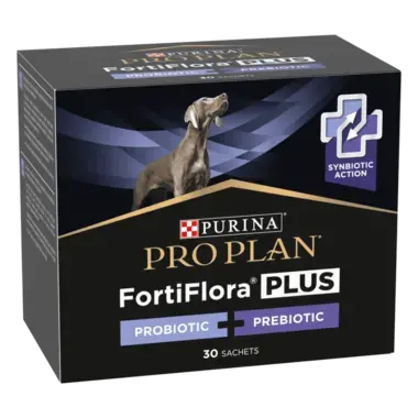 PRO PLAN® FortiFlora® PLUS Suplemento Probiótico e Prebiótico para cão