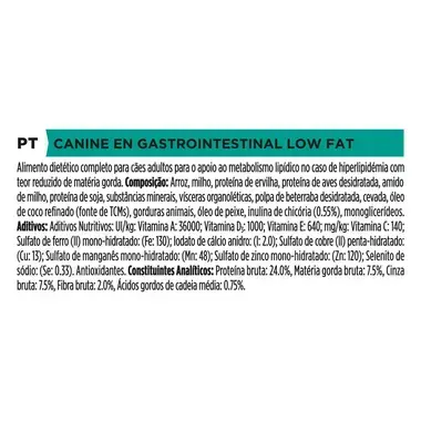PURINA® PROPLAN® VETERINARY DIETS EN Gastrointestinal™ Low Fat