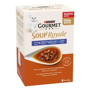 GOURMET Soup Royale Salmão, Bacalhau e Solha