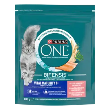 Purina ONE Vital Maturity 7+ Salmão