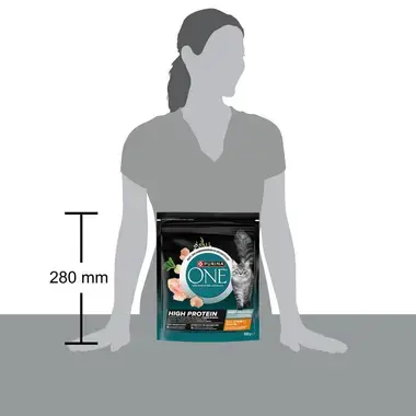 PURINA ONE® High Protein Rico em Frango - Alimento seco para gato
