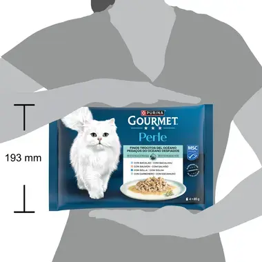 GOURMET™ Perle Pedaços Desfiados do Oceano