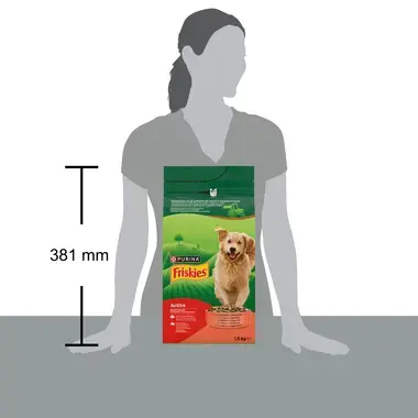 FRISKIES ACTIVE Vaca - Seco Cão