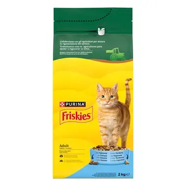 FRISKIES Salmão e Legumes - Gato Seco