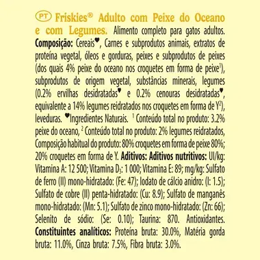 FRISKIES Atum e Legumes - Gato Seco