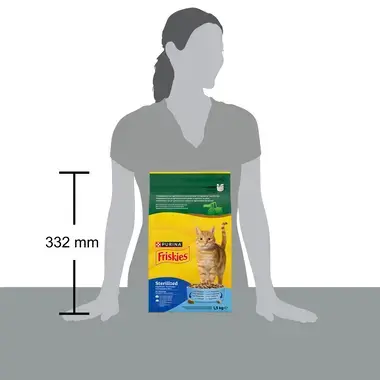 FRISKIES Esterilizado Salmão e Atum - Gato Seco