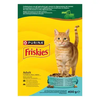 FRISKIES Peixe do Oceano e Legumes - Gato Seco