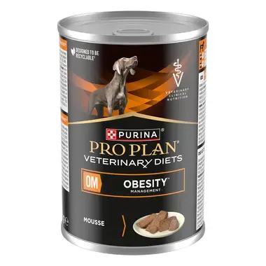PRO PLAN VETERINARY DIETS Canine OM Obesity Management Mousse