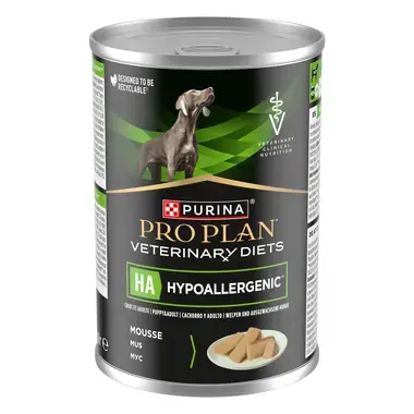 PRO PLAN VETERINARY DIETS Canine HA Hypoallergenic Mousse