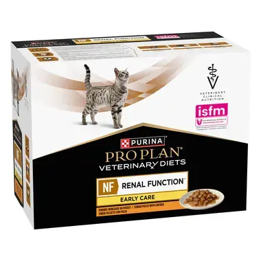 PRO PLAN VETERINARY DIETS Feline NF Renal Function EARLY CARE Saquetas com Frango