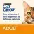Purina Cat Chow para gatos adultos de frango e curgete