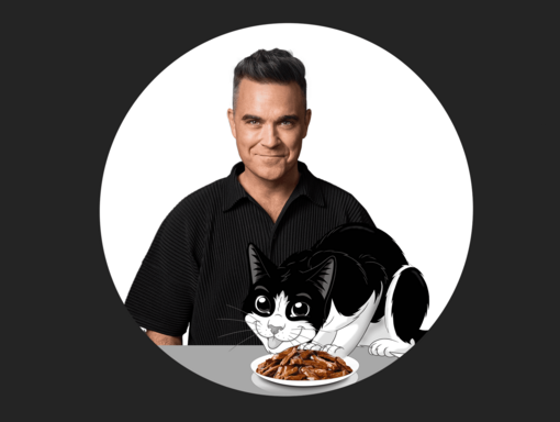 Felix e Robbie, Felix a comer num prato