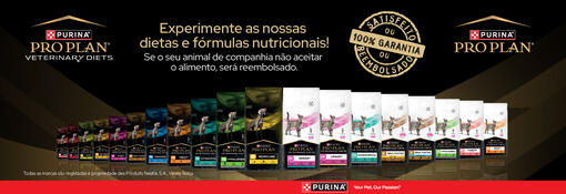 Purina Pro Plan Veterinary Diets embalagens