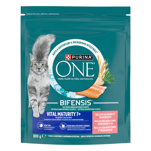 Purina ONE Vital Maturity 7+ Salmão