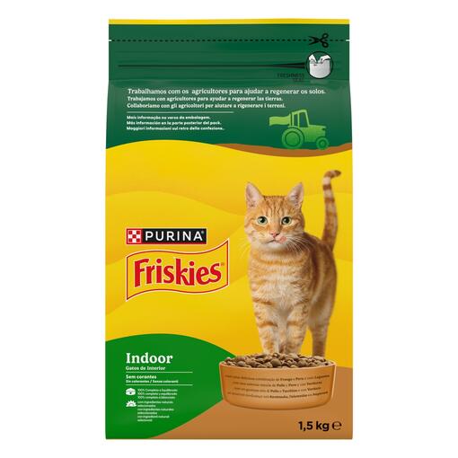 FRISKIES Indoor Frango e Peru - Gato Seco