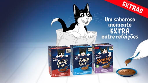 Saborosos momentos EXTRA entre refeições!