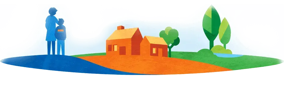 Infográfico de paisagem
